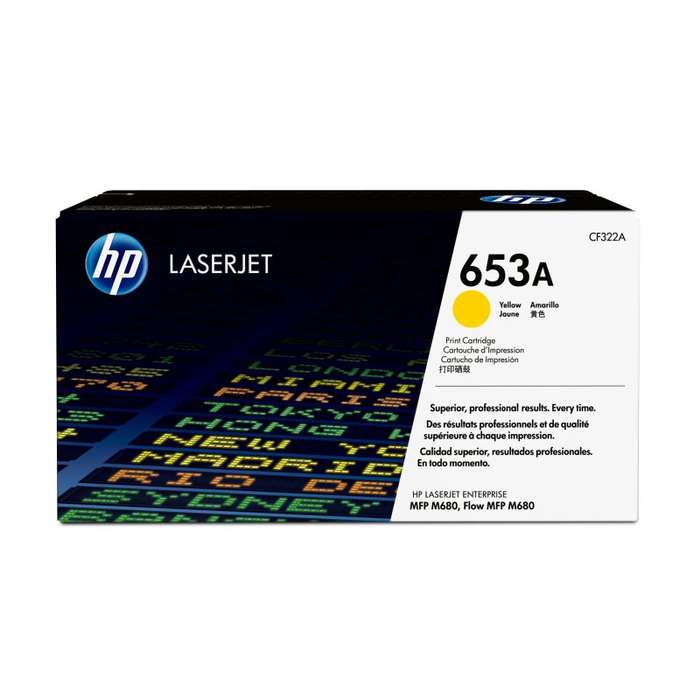 HP 653A Yellow Toner Cartridge
