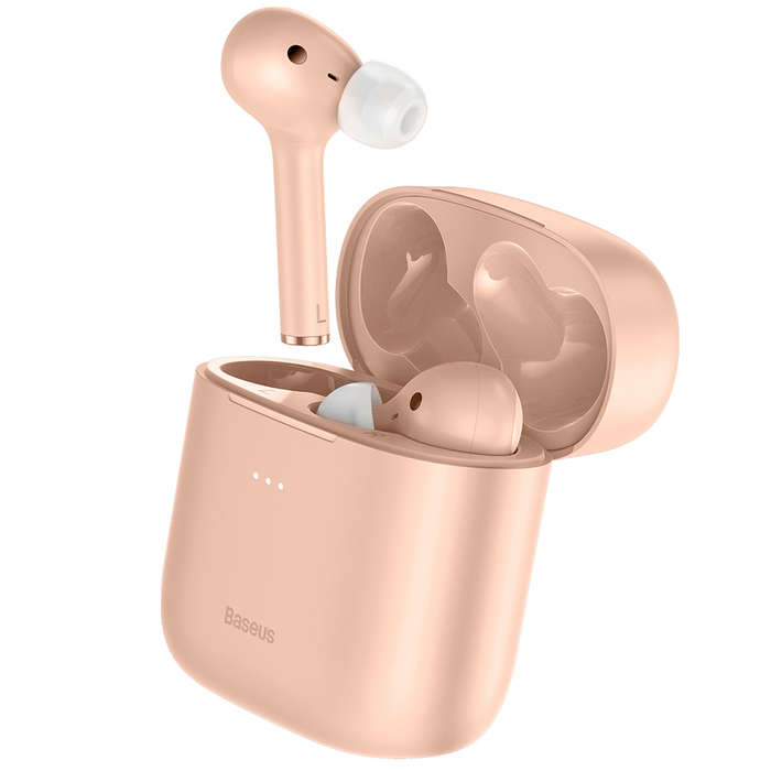 Baseus Encok True Wireless W06 Dustproof & Waterproof Earphones - Pink