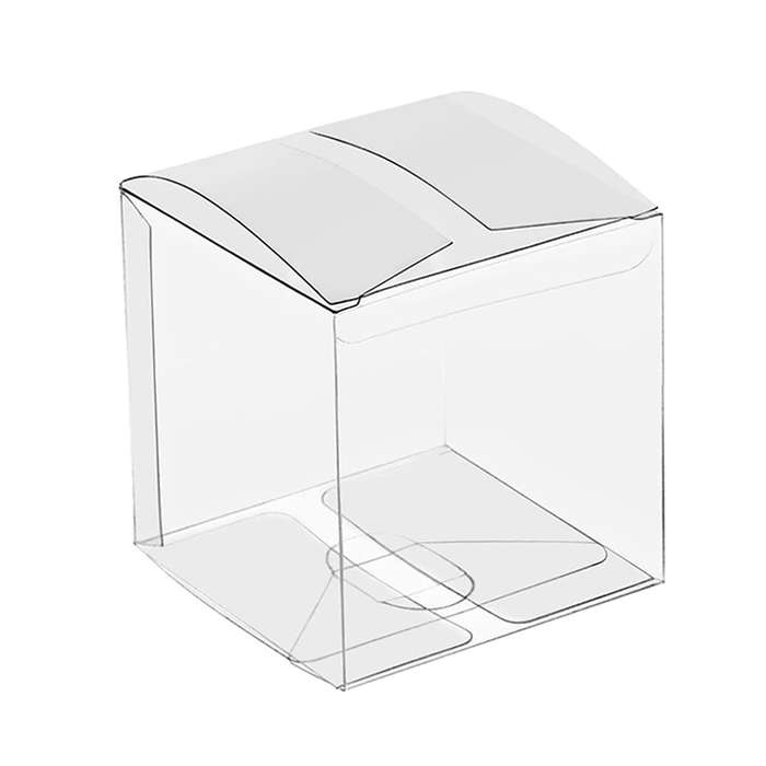 DHAO Clear Gift Boxes Transparent Cube Boxes - 40pcs-5x5