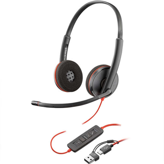 POLY BLACKWIRE 3220 STEREO USB-C