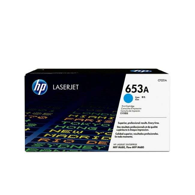 HP 653A Cyan Toner Cartridge