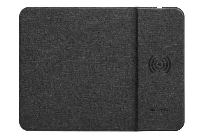 CANYON MP-W5, Mouse Mat with wireless charger, Input 5V/2A,9V2A Output 5W/7.5W/10W, 324*244*6mm, ...