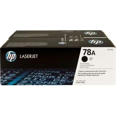 HP 78A 2-pack Black Original LaserJet Toner Cartridges
