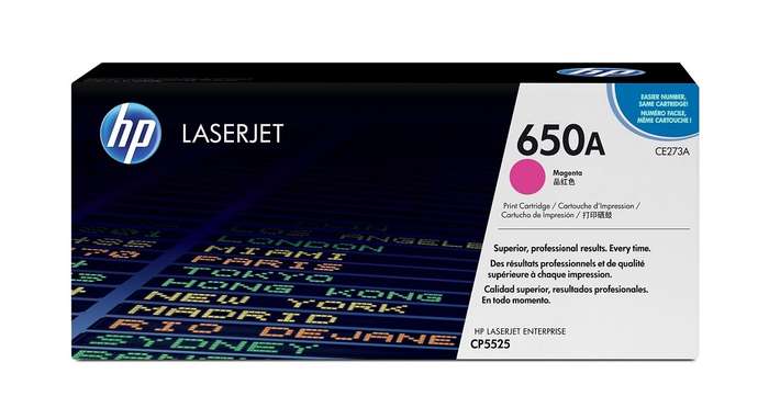 HP 650A Magenta Original LaserJet Toner Cartridge,15,000 pages