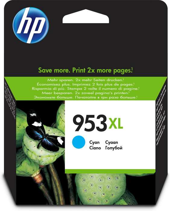 HP 953XL High Yield Cyan Original Ink Cartridge