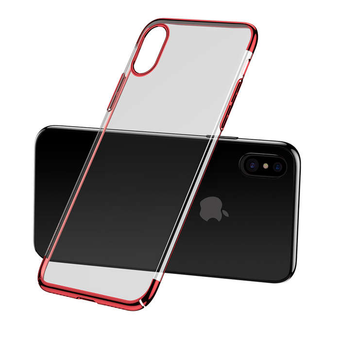 Baseus Glitter Case for iPhone X - Red