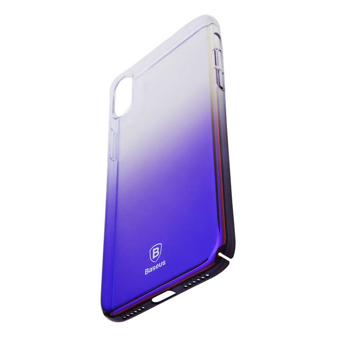 Baseus Glaze Case for iPhone X & XS - Transparent Black