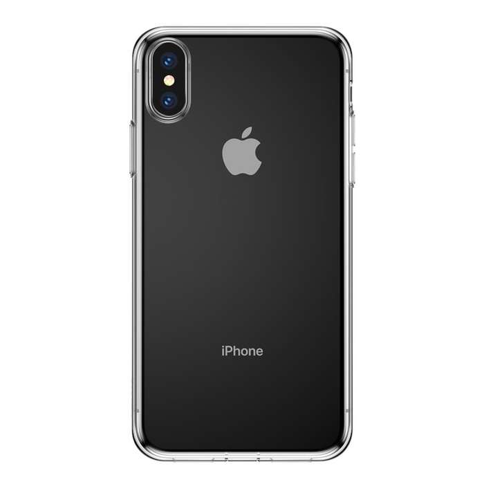 Baseus Simple Series Case (With Plug) for iPhone X & XS - Transparent