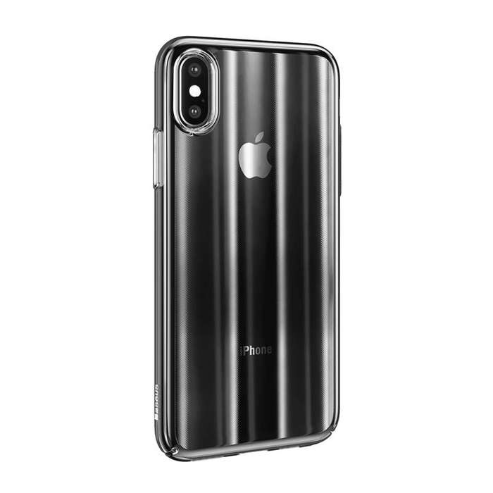 Baseus Aurora Case for iPhone X & XS - Transparent Black