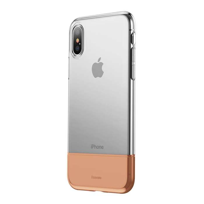 Baseus Soft and Hard Case for iPhone X & XS - Gold