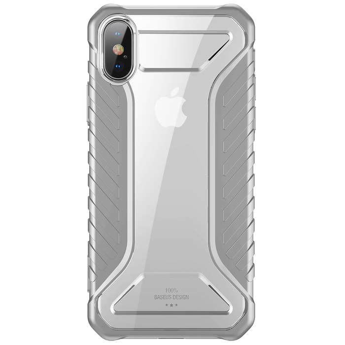 Baseus Race Case for iPhone XS Max - Grey & Transparent