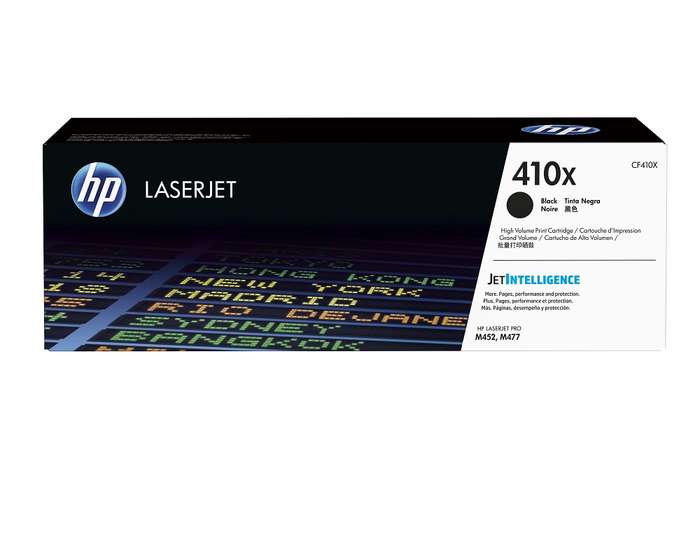 HP 410X High Yield Black Original LaserJet Toner Cartridge,6,500 pages
