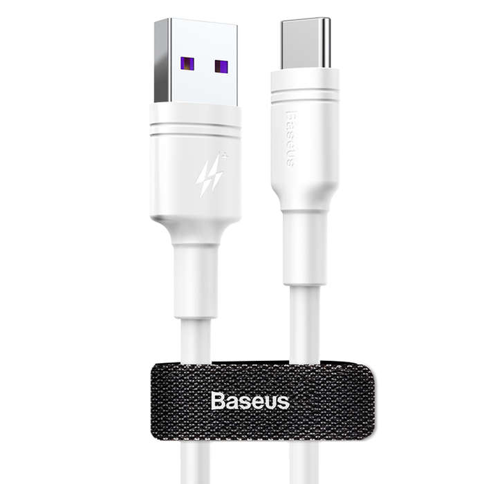 Baseus 1m - 5A Double Ring Q.C 3 USB Type-A 2.0 to Type-C Huawei Cable