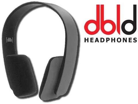 dbld Cordless BlueTooth Headphones - Black (DD-972BTB)