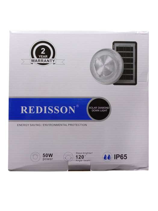 LA032C  - Redisson - Solar Ceiling  Downlight Light LED with Solar Panel and Remote  50 Watt -