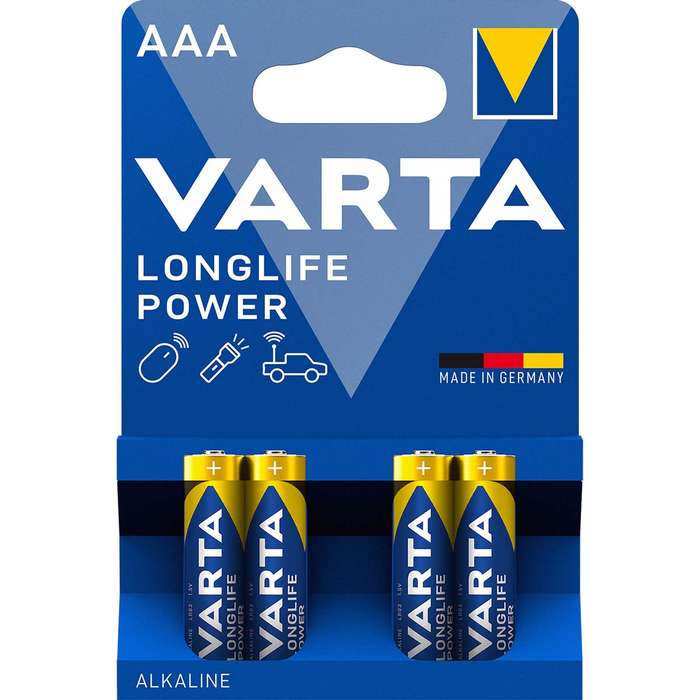DA110 - VARTA - Size AAA High Energy Consumption. 1.5V  4 pack -