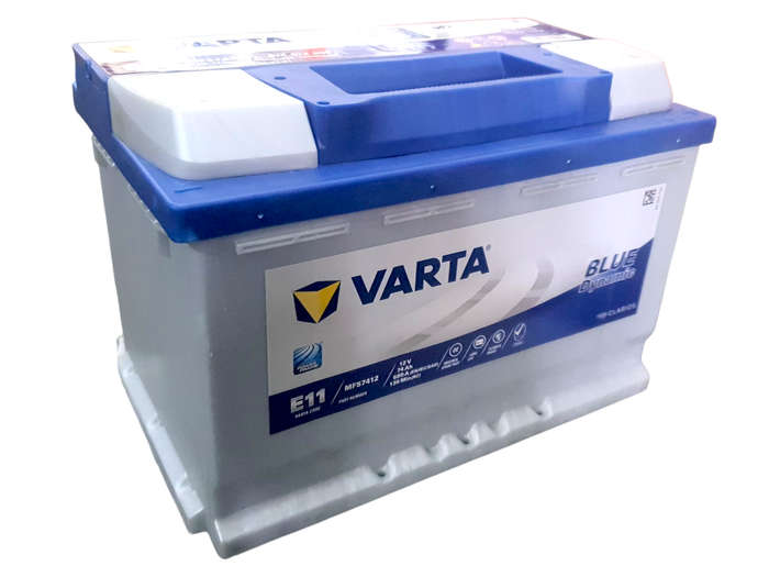 FD0260  Varta Blue E11 Battery 12V 74Ah+ Old Batt Del Instore.No Batt Add R295. Warranty 25 Months