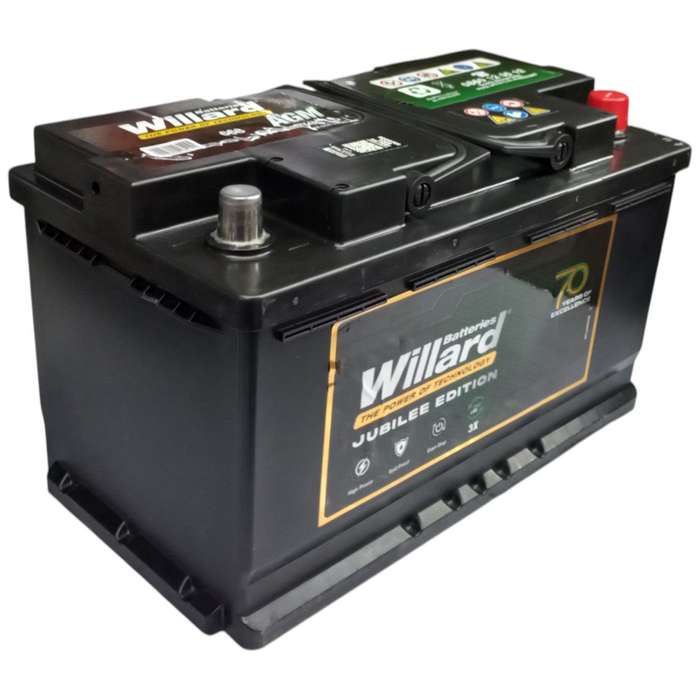 BB034 Willard 668 - AGM Battery. 12 Volt 80Ah with OLD Battery. Plus R290 without OLD battery.