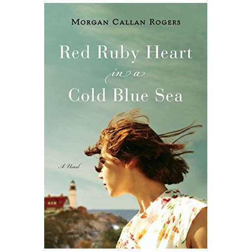 Red Ruby Heart in a Cold Blue Sea