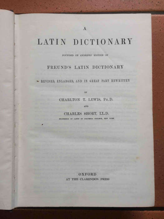 A Latin Dictionary