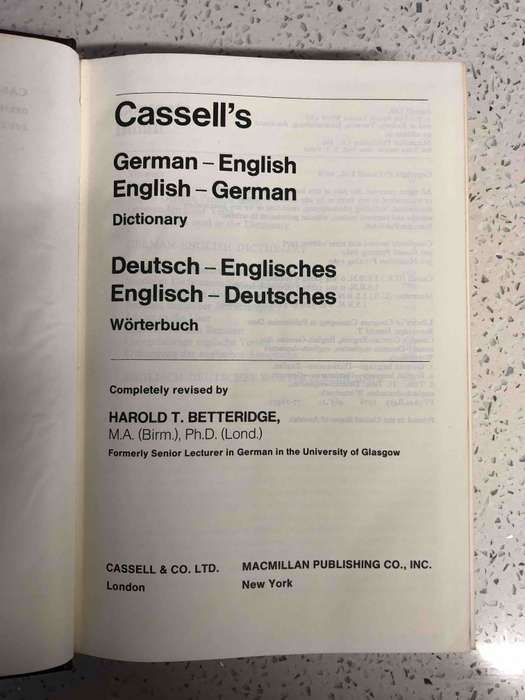Cassell's German English Dictionary