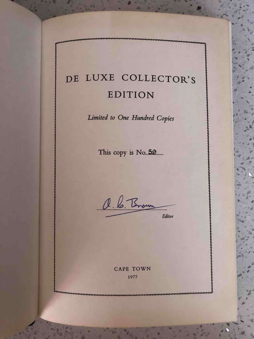 A History of Scientific Endeavour in South Africa (Deluxe Collector's Edition)