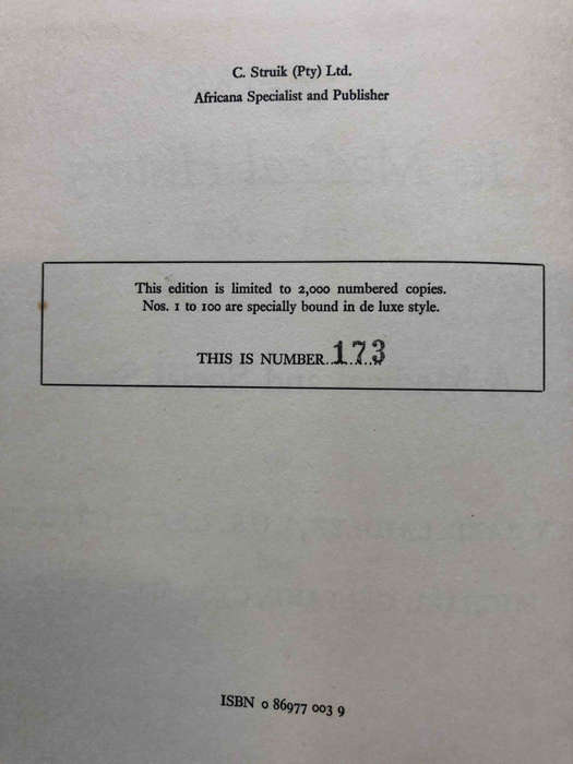 South Africa: Its Medical History 1652-1898: A medical and social study