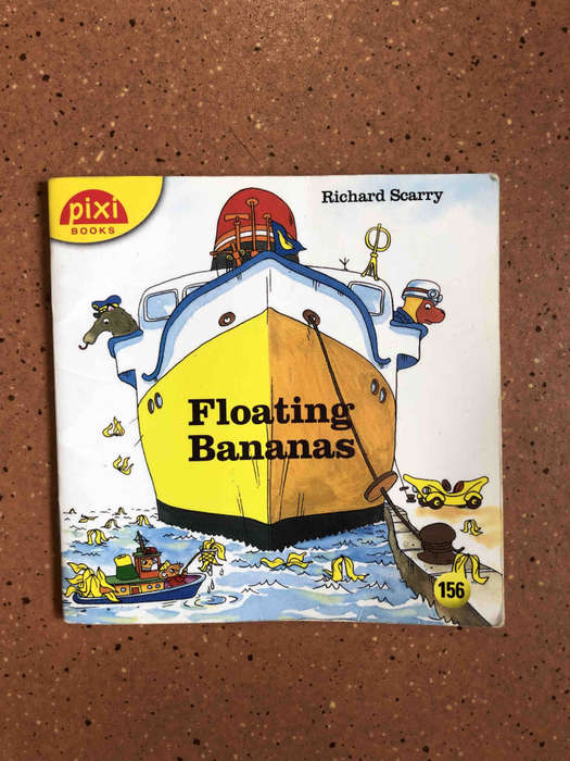 Richard Scarry Floating Bananas