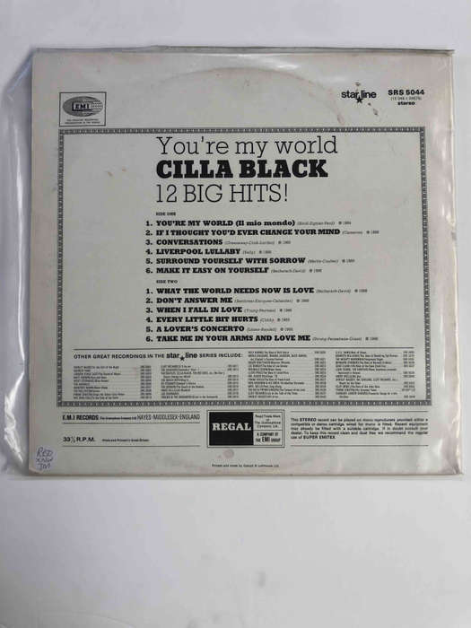 Cilla Black - You're My World (JM)