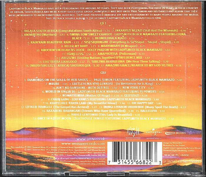 Ladysmith Black Mambazo: The Ultimate Collection (CD)