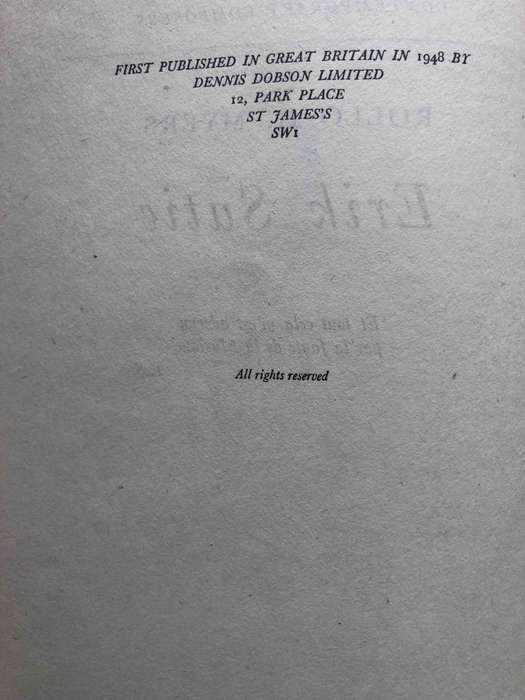 Erik Satie (1st Edition - Signed)