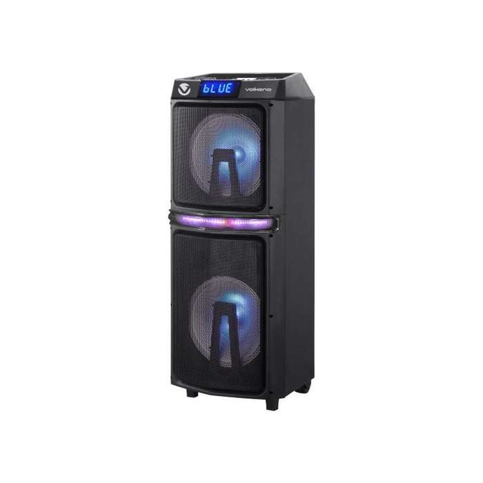 Volkano Centaur Series Dual 12 inch Bluetooth Party Speaker Black