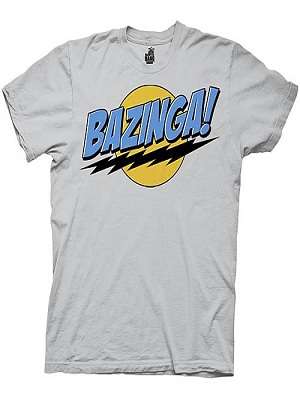 Big Bang Theory Bazinga! Ice Grey T-Shirt