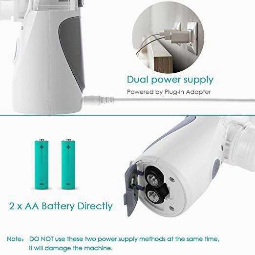 Handheld Portable Ultrasonic Nebulizer Atomiser Inhaler Nebuliser - NEARLY SILENT OPERATION