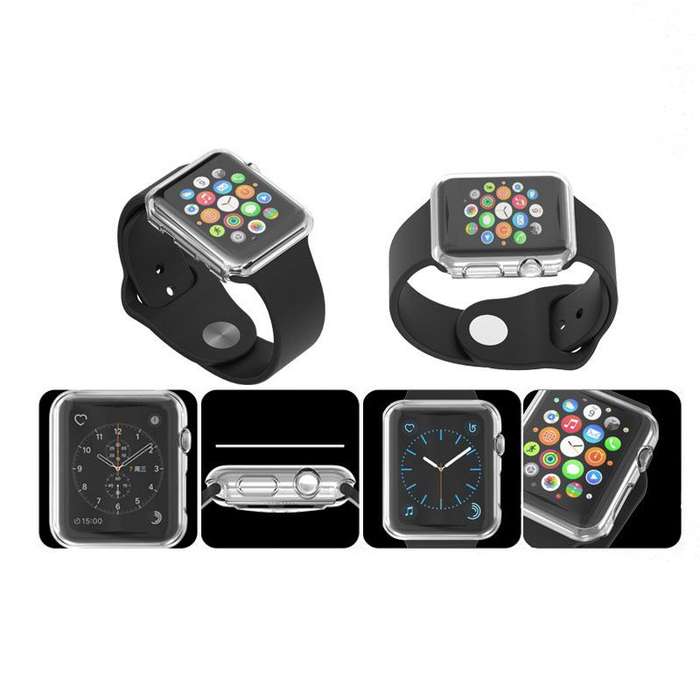 Apple Watch 2 / 3 Clear Protective Case Bumper Cover 38mm