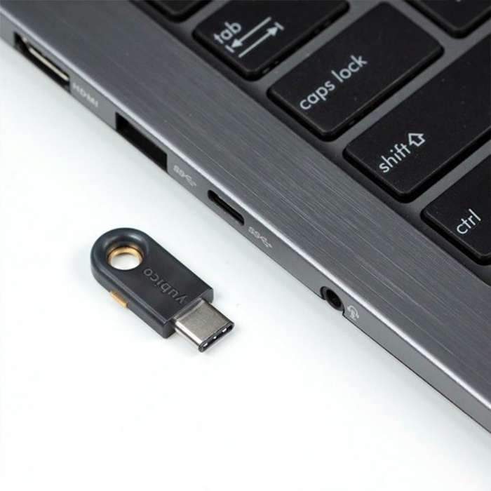 YUBIKEY 5C USB-C Two Factor Authentication Security Key