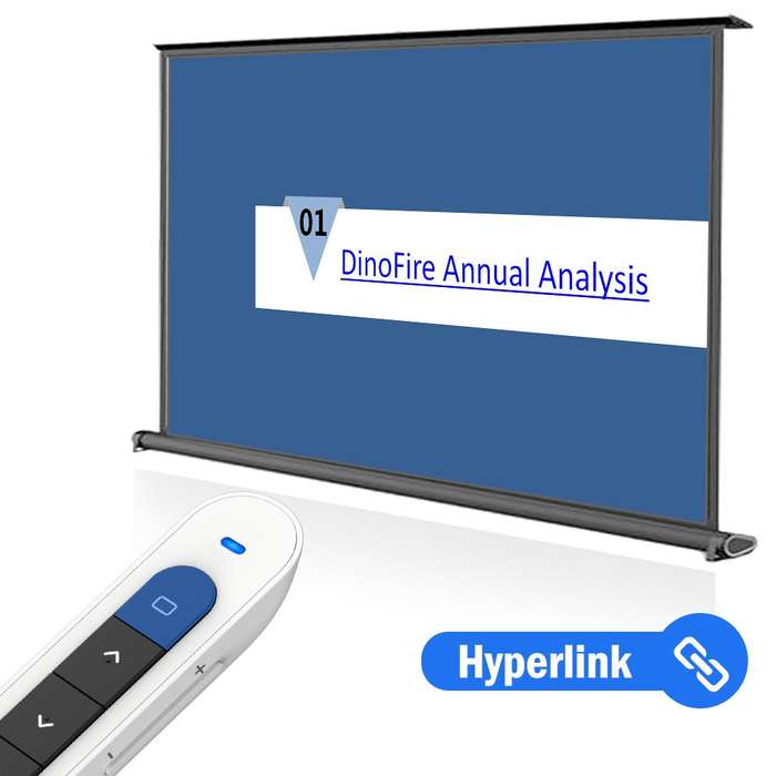 Wireless USB Laser Pointer Presenter Remote Control with Hyperlink and Volume Control Function Black
