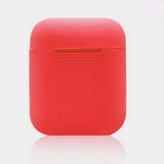 Protective Silicone Cover for Apple AirPods Charging Case Red