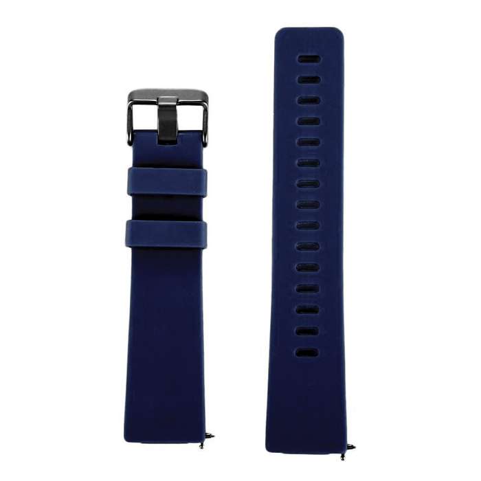 Fitbit Versa Silicone Watch Strap - Airforce Blue Dark Blue Small
