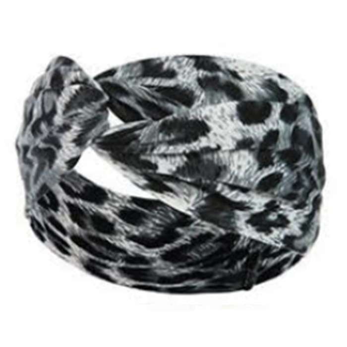 Ladies Headband Navy and cream