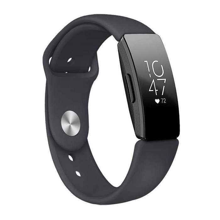 Fitbit Inspire Silicone Watch Strap Baby Pink Large (6.7" - 8.1")