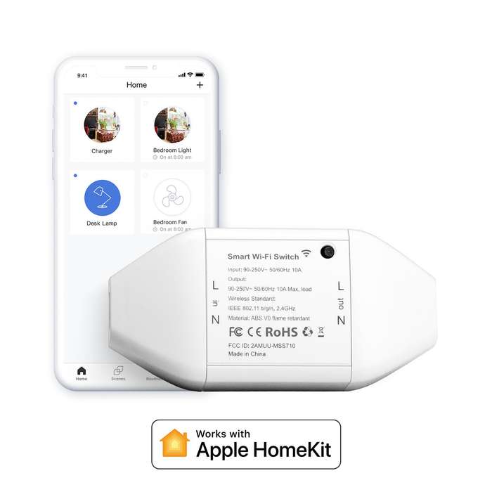 Meross Smart Wi-Fi AC Switch - Homekit/Alexa/Google compatible