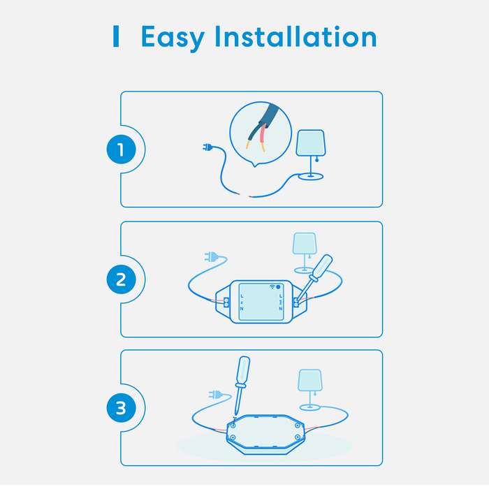 Meross Smart Wi-Fi AC Switch - Homekit/Alexa/Google compatible