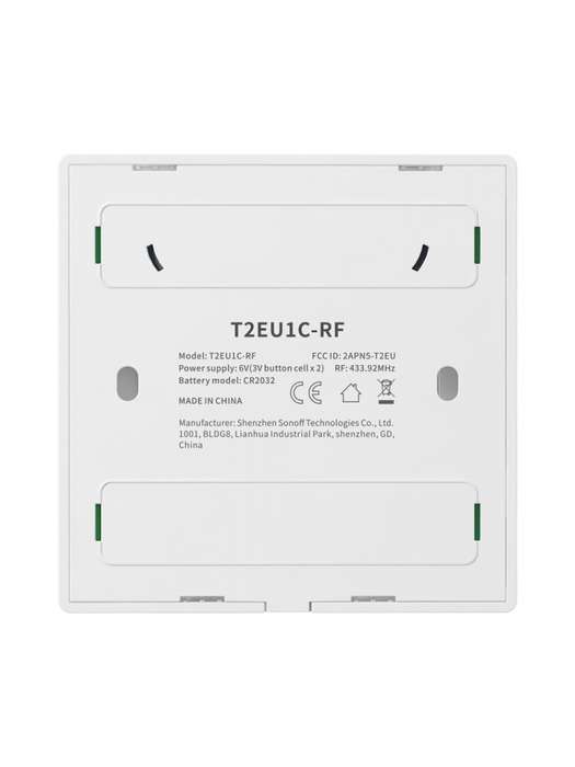 SONOFF T2EU-RF Smart Light Switch Extension Remote - RF Touch Remote Control 1 Gang