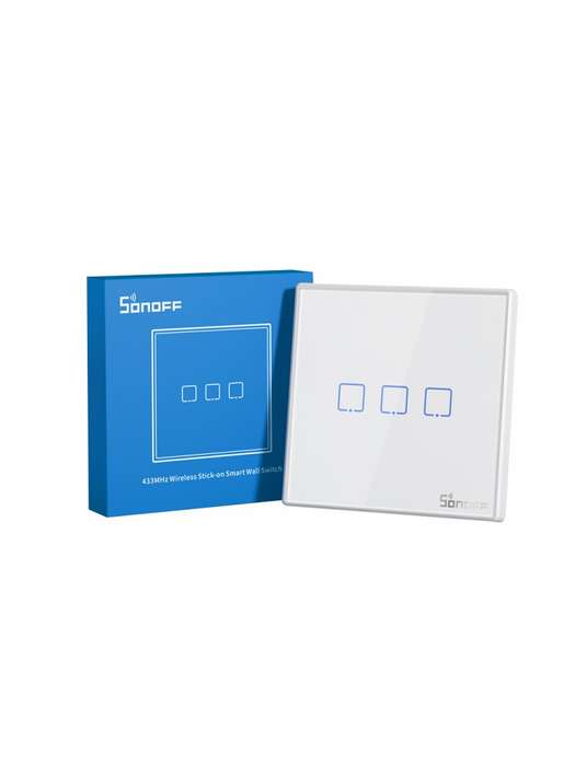 SONOFF T2EU-RF Smart Light Switch Extension Remote - RF Touch Remote Control 1 Gang