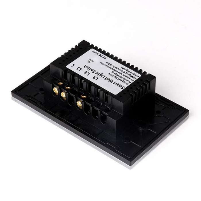 Smart Light Switch - RF Touch Remote Control - (NO NEUTRAL REQUIRED) 3 Gang
