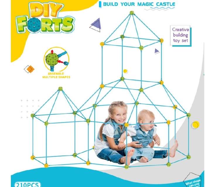 Fort building kit - 210 pieces