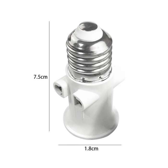 E27 Male Holder to EU Plug