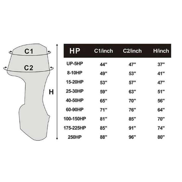 Boat Outboard Motor Cover - Engine Cover 175-255HP