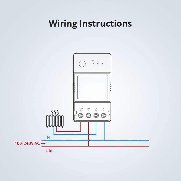 SONOFF POW R320D Elite - Geyser and Pool Smart Power Meter Switch